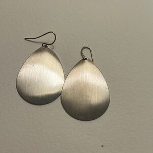 Sundance frosted silver earrings